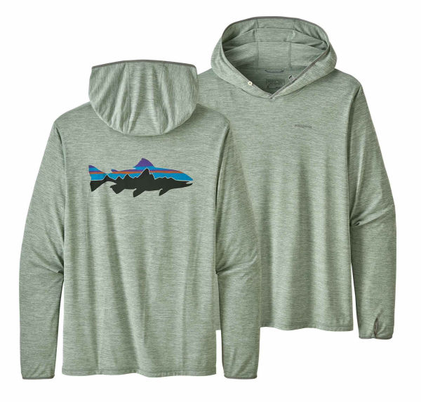 Patagonia Tropic Comfort Hoody II Celadon Fitz Trout Patagonia Tropic Comfort Hoody II Celadon Fitz Trout